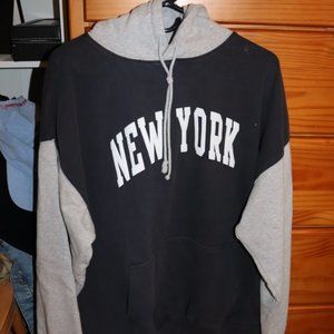 Brandy Melville new york color block hoodie